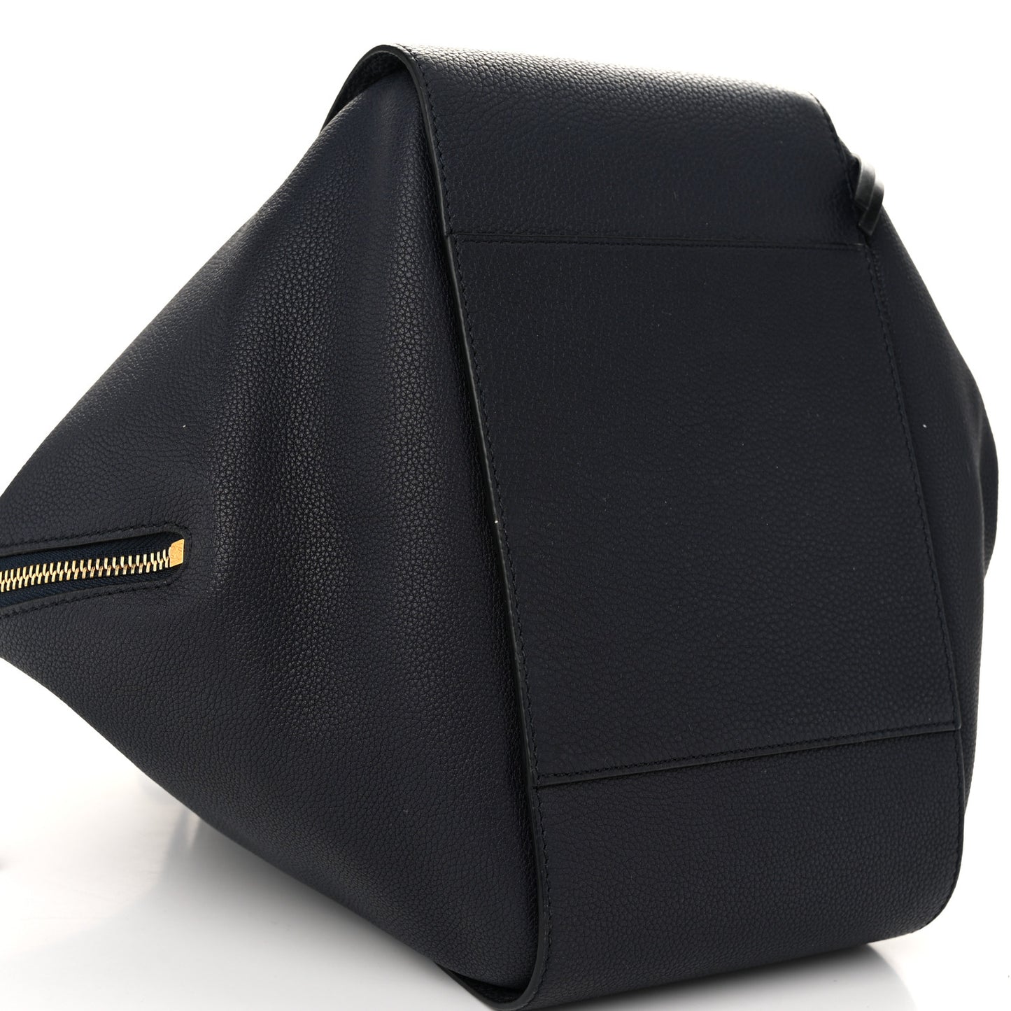 Calfskin Small Hammock Shoulder Bag Midnight Blue Black