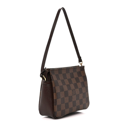 Louis Vuitton Damier Ebene Trousse Make Up Bag Pochette 3 of 10