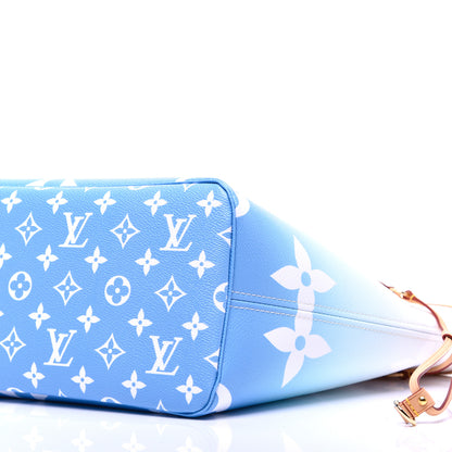 Louis Vuitton Monogram Giant By The Pool Neverfull MM Blue 8 of 9