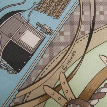 Hermes Silk Scarf Nouvelle Voitures Vintage Cars 6 of 9
