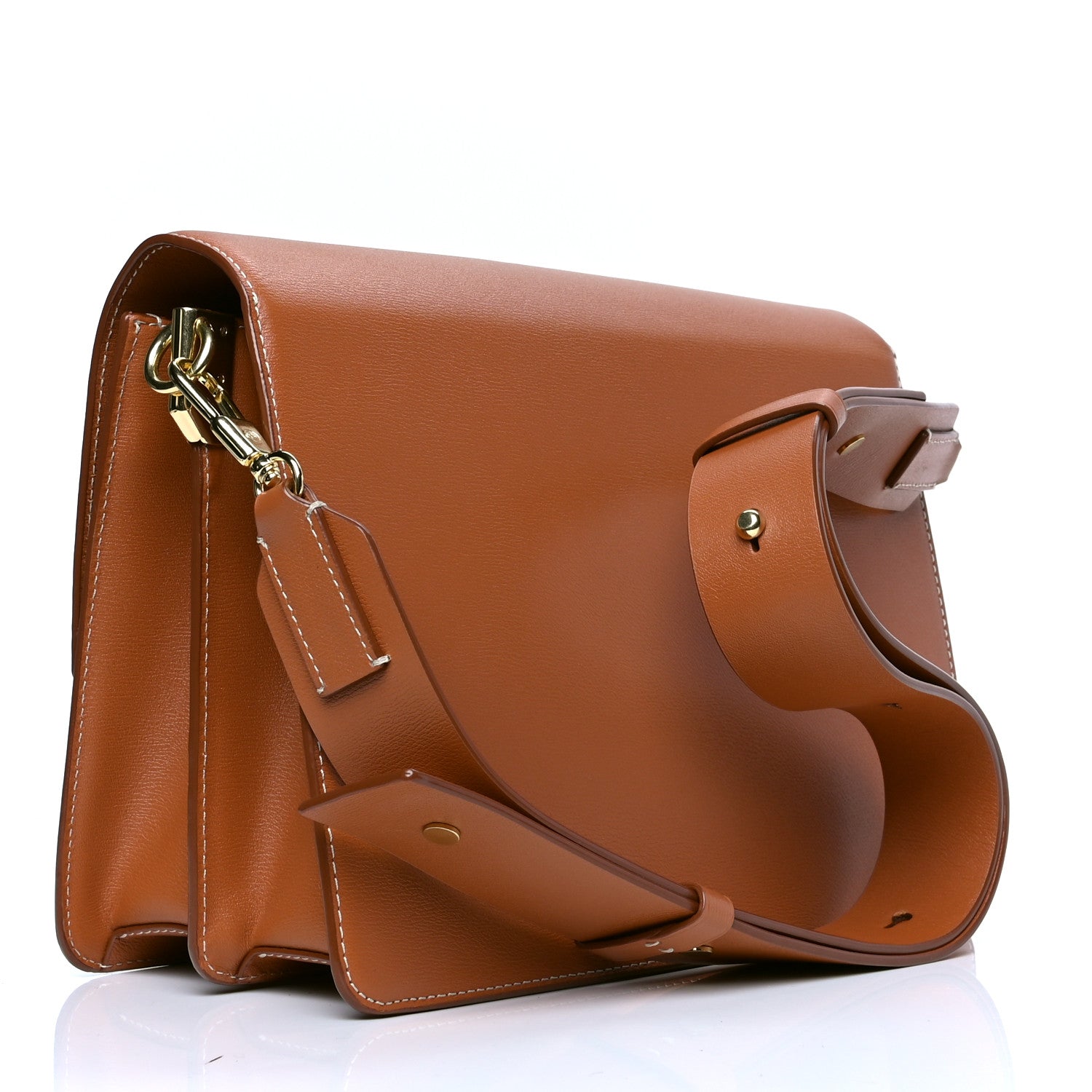 3.1 Phillip Lim Calfskin Alix Shoulder Bag Tan 2 of 4
