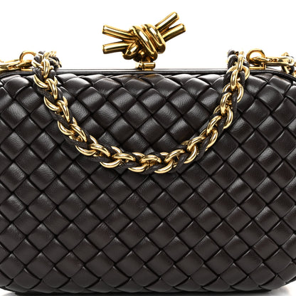 Bottega Veneta Nappa Intreccio Padded Chain Knot Clutch Fondant 7 of 10