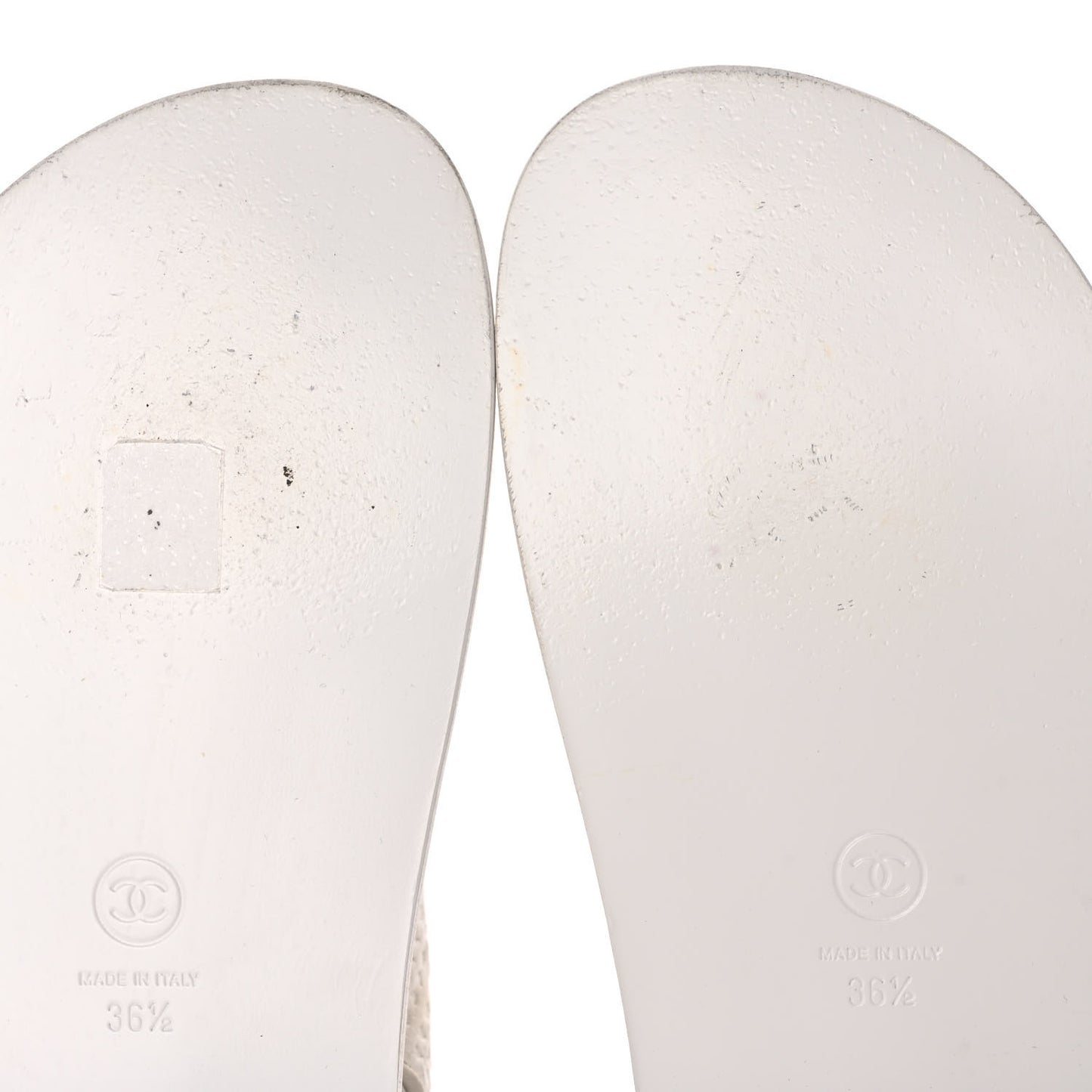 Calfskin Printed Velcro Dad Sandals 36.5 White