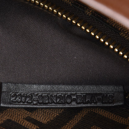 Fendi Goatskin Zucca Large Peekaboo Iconic Satchel Cuoio Tobacco Moro 9 of 9