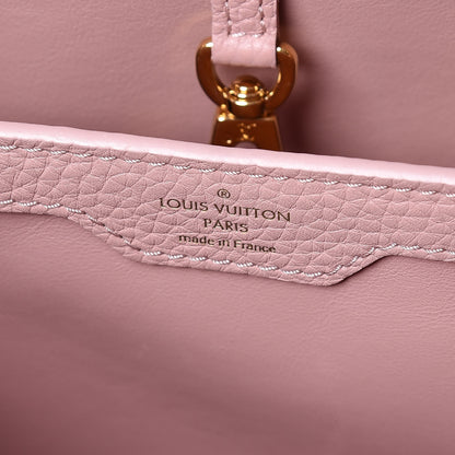 Louis Vuitton Taurillon Embellished Capucines PM Magnolia 7 of 10