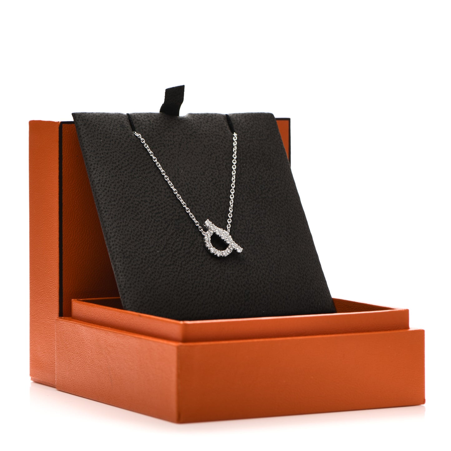 18K White Gold Diamond Finesse Pendant Necklace