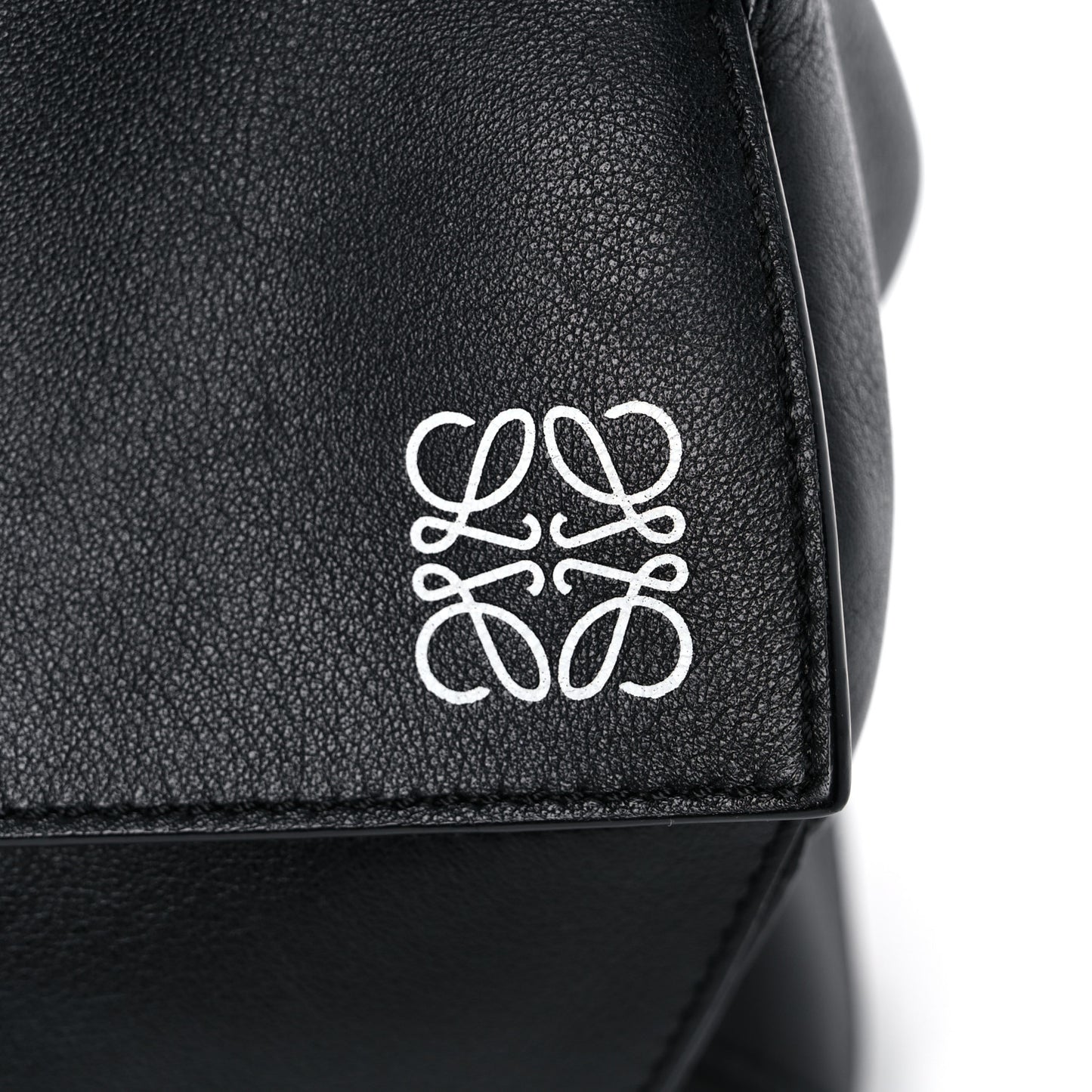Calfskin Medium Puzzle Bag Black