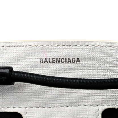 Balenciaga Calfskin Small Logo North South Shopping Tote White 6 of 12