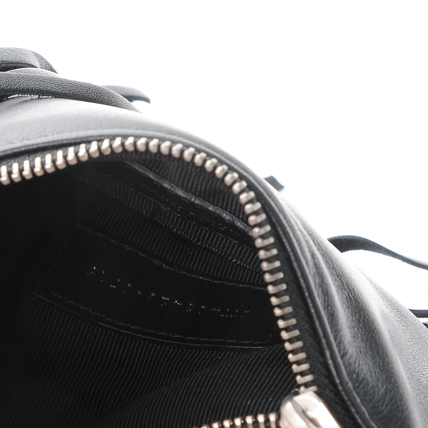 Saint Laurent Calfskin Monogram Small Fringe Key Pouch Black 7 of 8