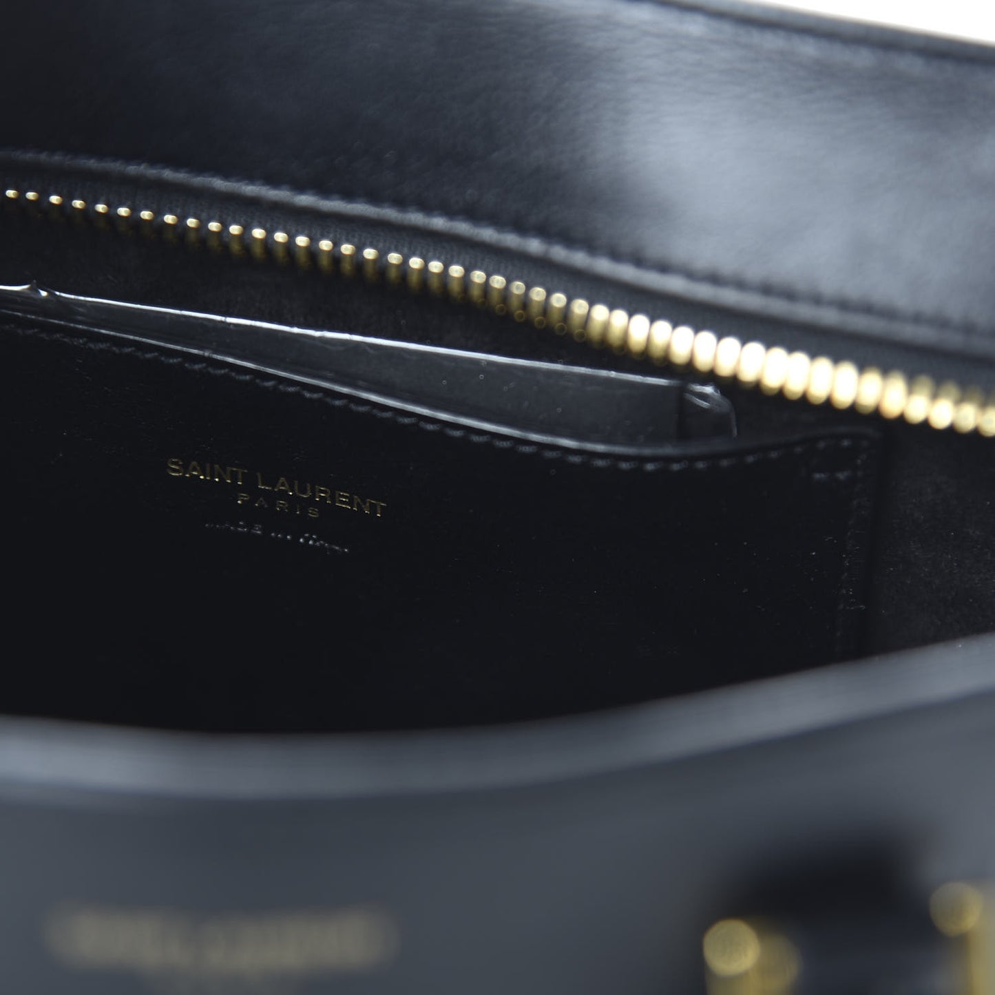 Calfskin Monogram Baby Cabas Black