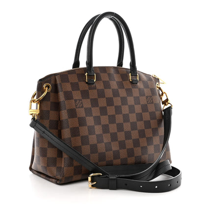 Louis Vuitton Damier Ebene Odeon Tote PM Black 3 of 9