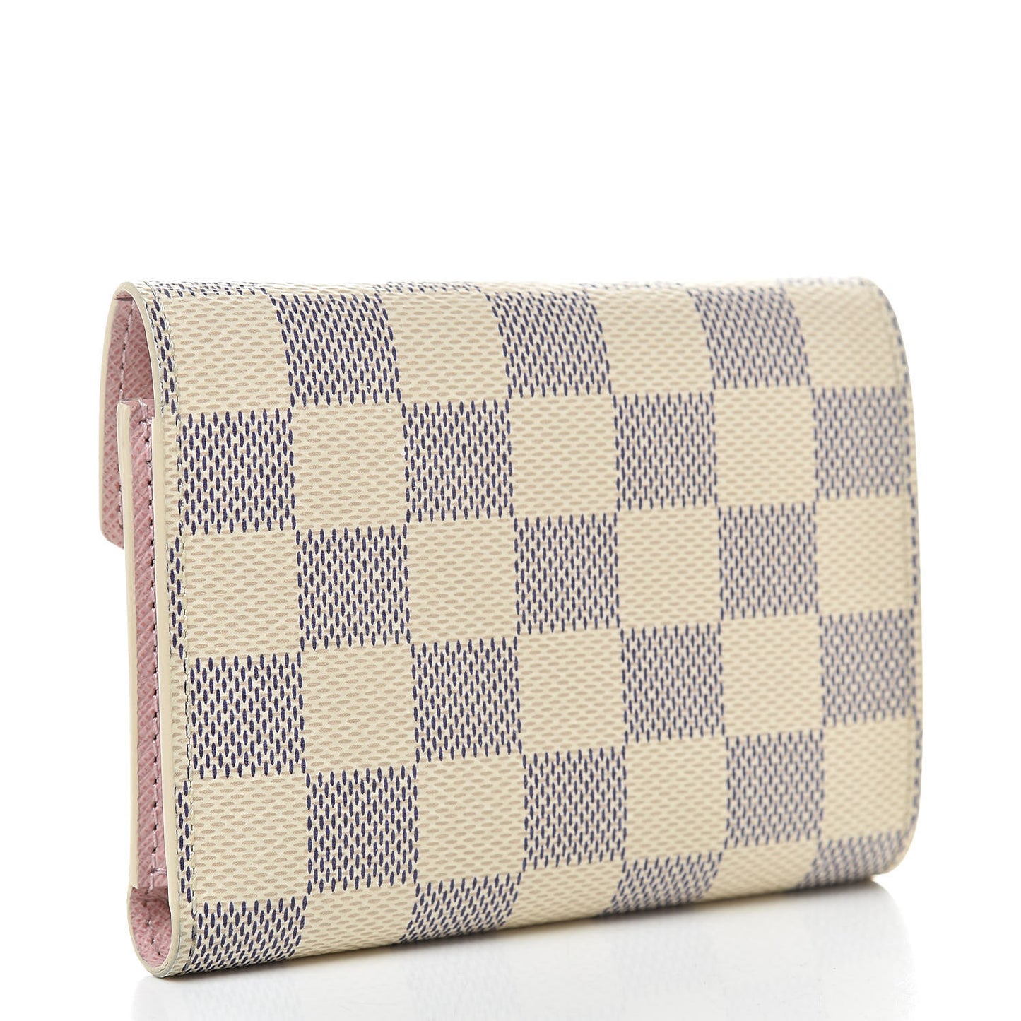 Damier Azur Victorine Wallet Rose Ballerine
