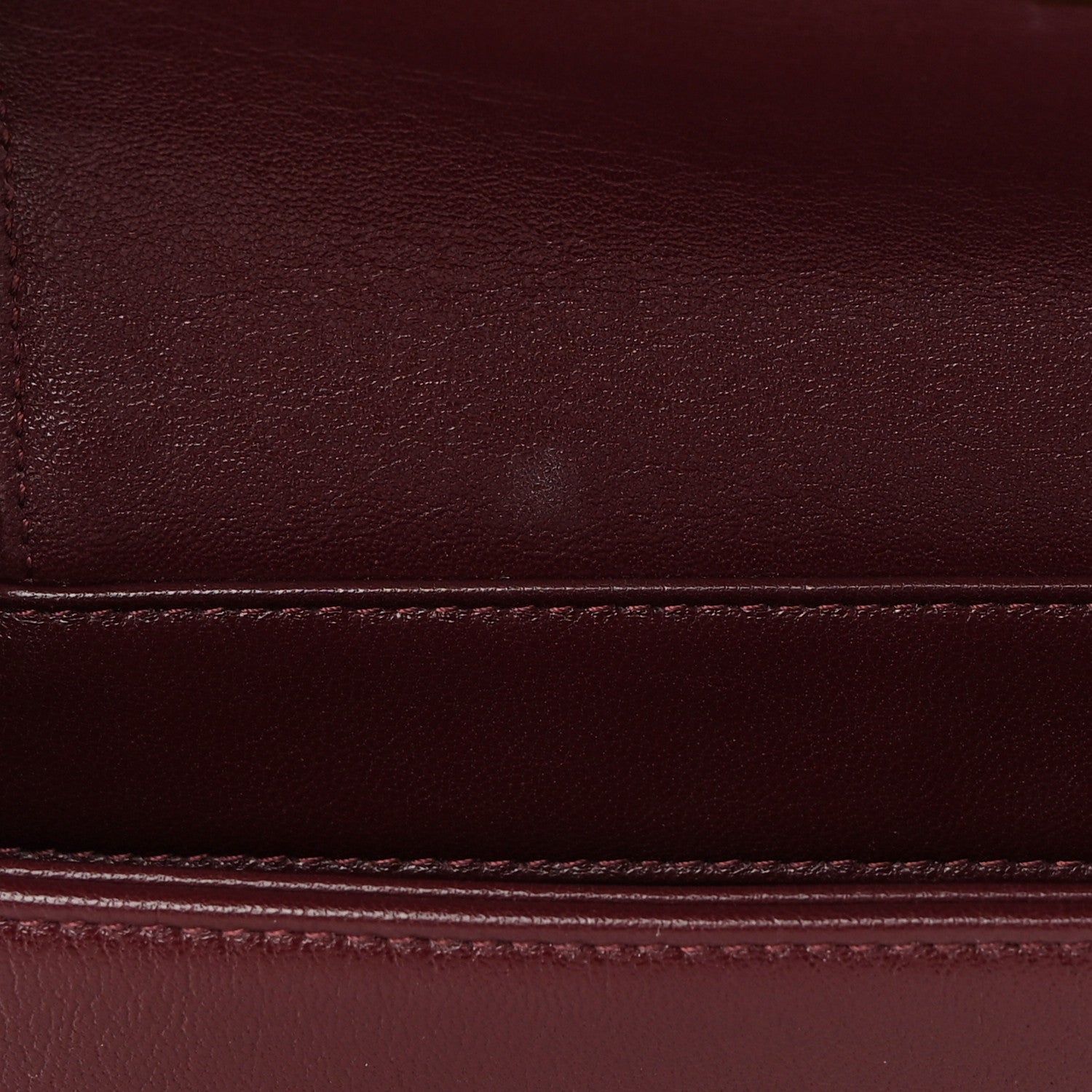 Chanel Sheepskin Quilted Vintage Mademoiselle Flap Dark Red 11 of 20