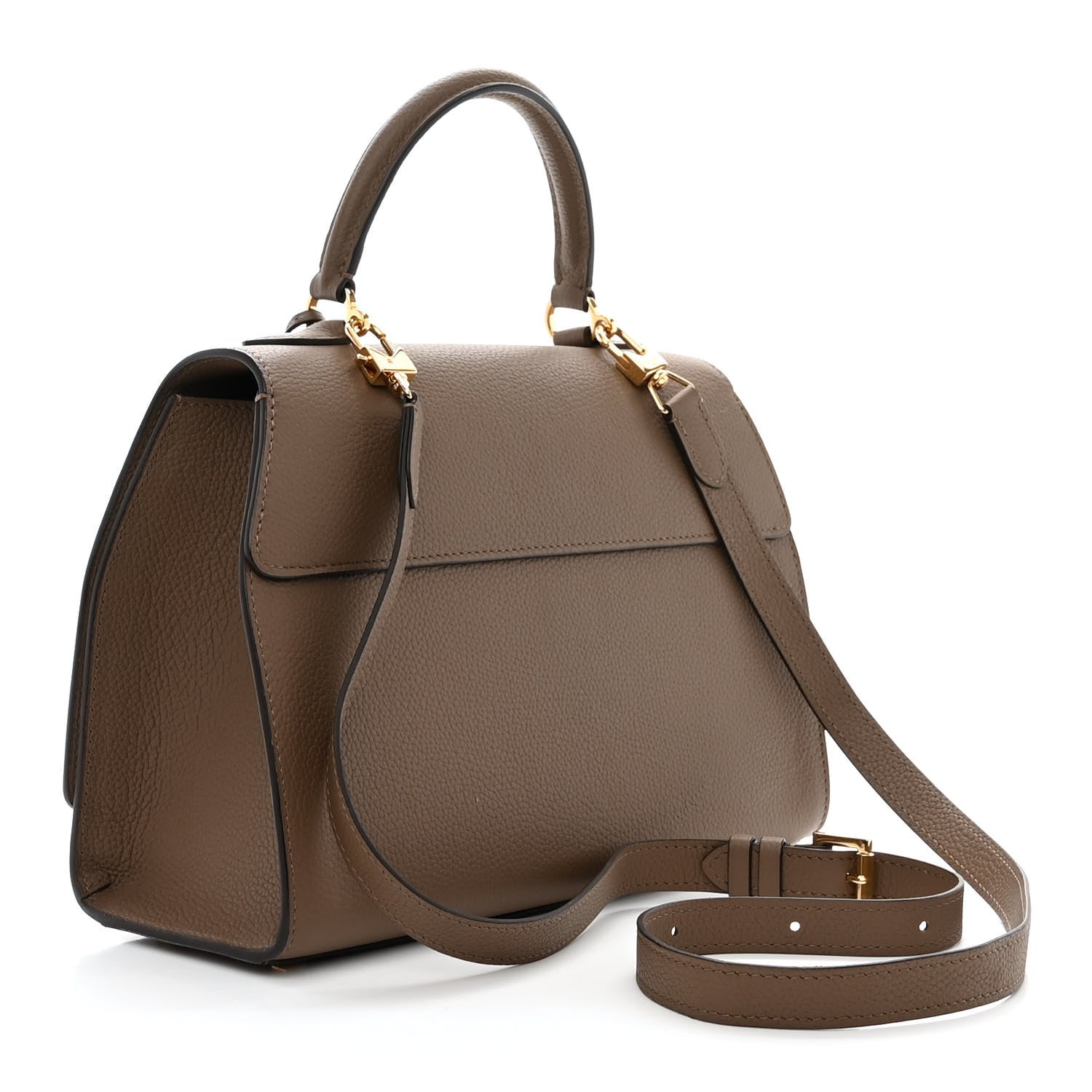 Moynat Taurillon Blush Rejane PM Taupe 3 of 11