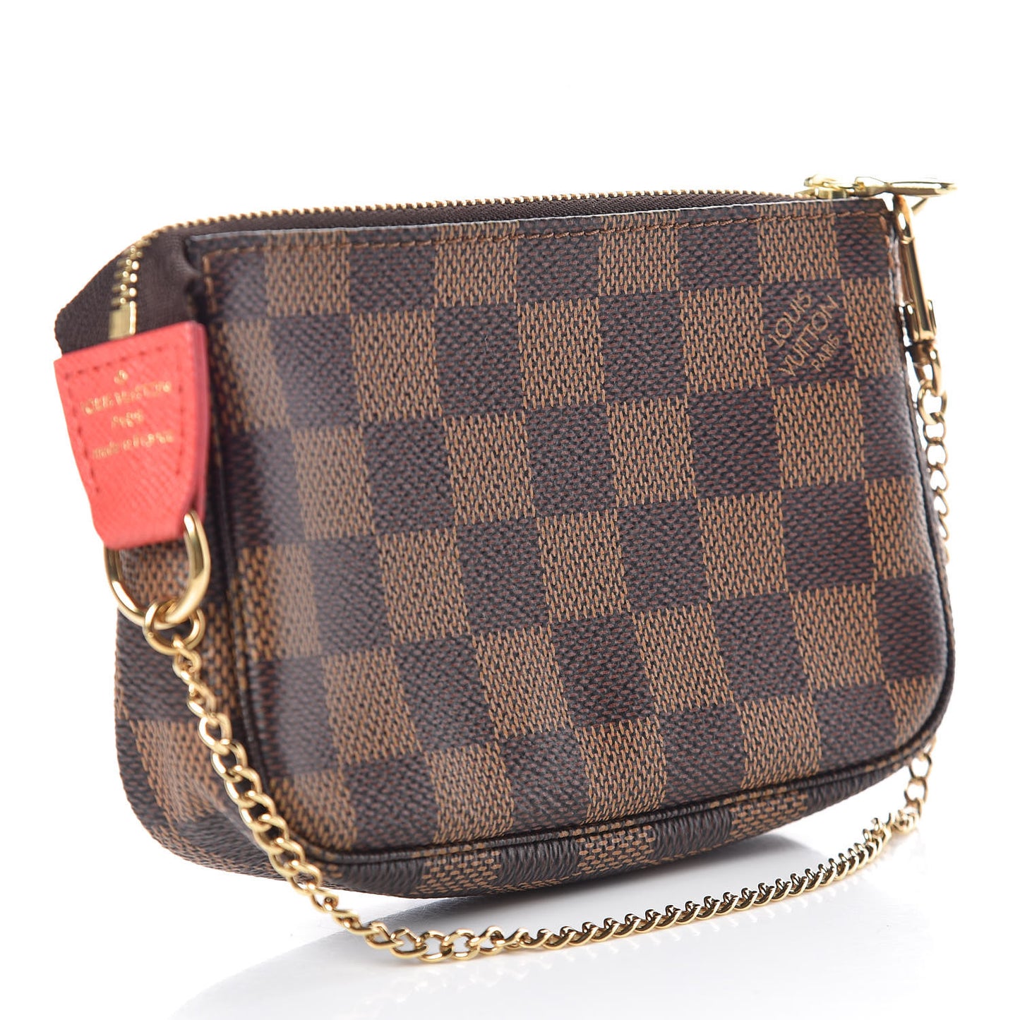 Damier Ebene 2015 Christmas Animation Mini Pochette Accessories