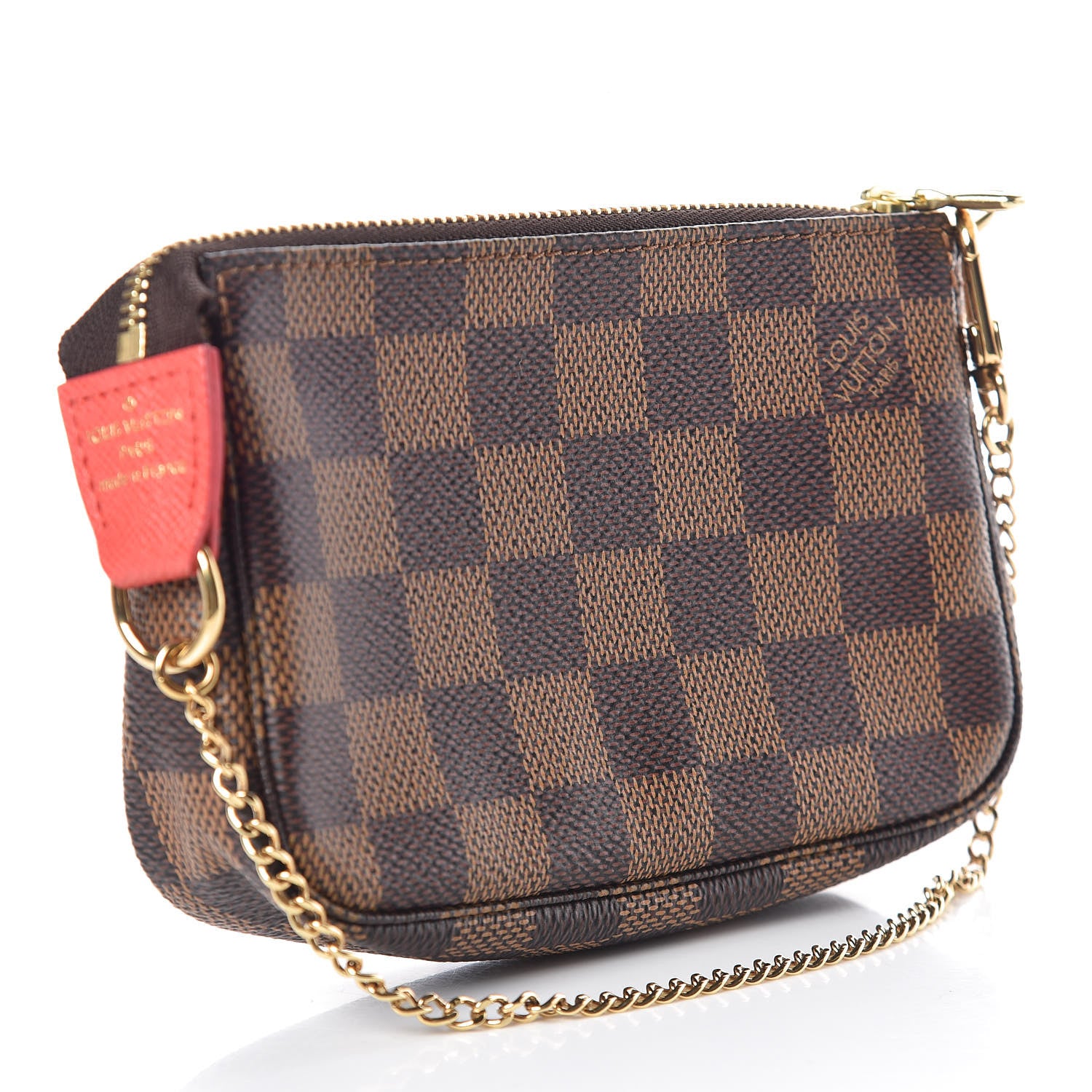 Louis Vuitton Damier Ebene 2015 Christmas Animation Mini Pochette Accessories 3 of 8