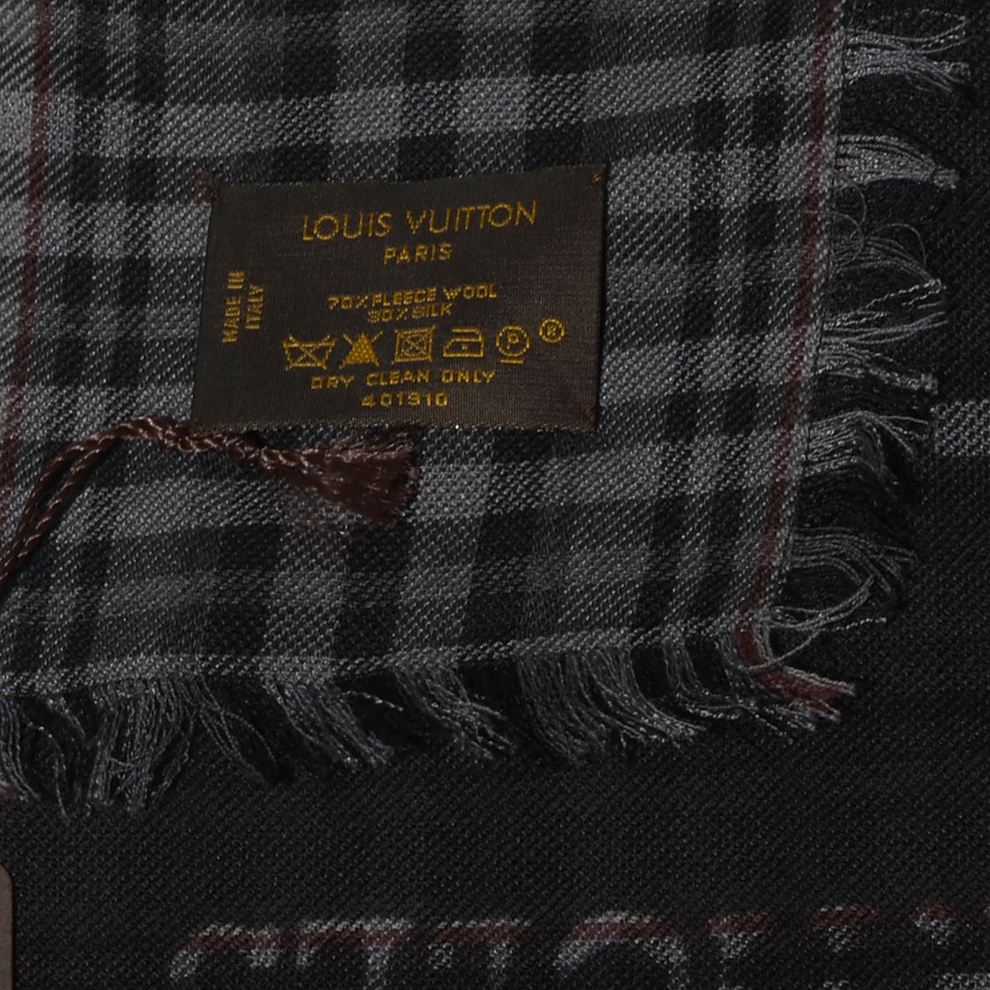 Mens Fleece Wool Silk Trunks Shawl Gris Rouge