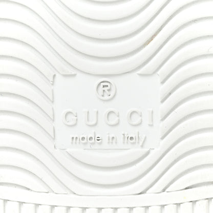 Gucci Calfskin Ayers Blind For Love Embroidered Womens Ace Sneakers 38 White 10 of 15