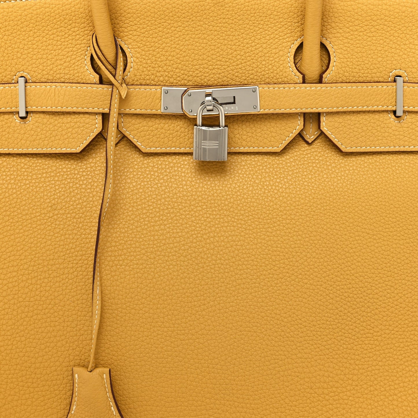 Togo Birkin 40 Jaune Sable