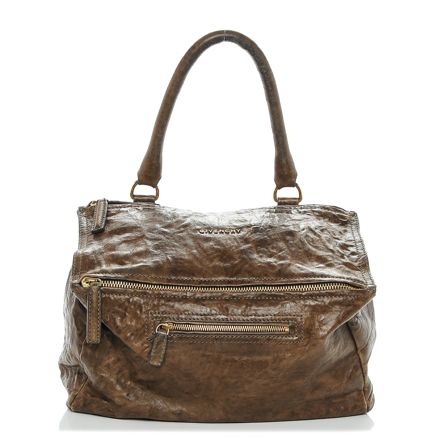 Givenchy Tumbled Sheepskin Medium Pandora Charcoal 1 of 8
