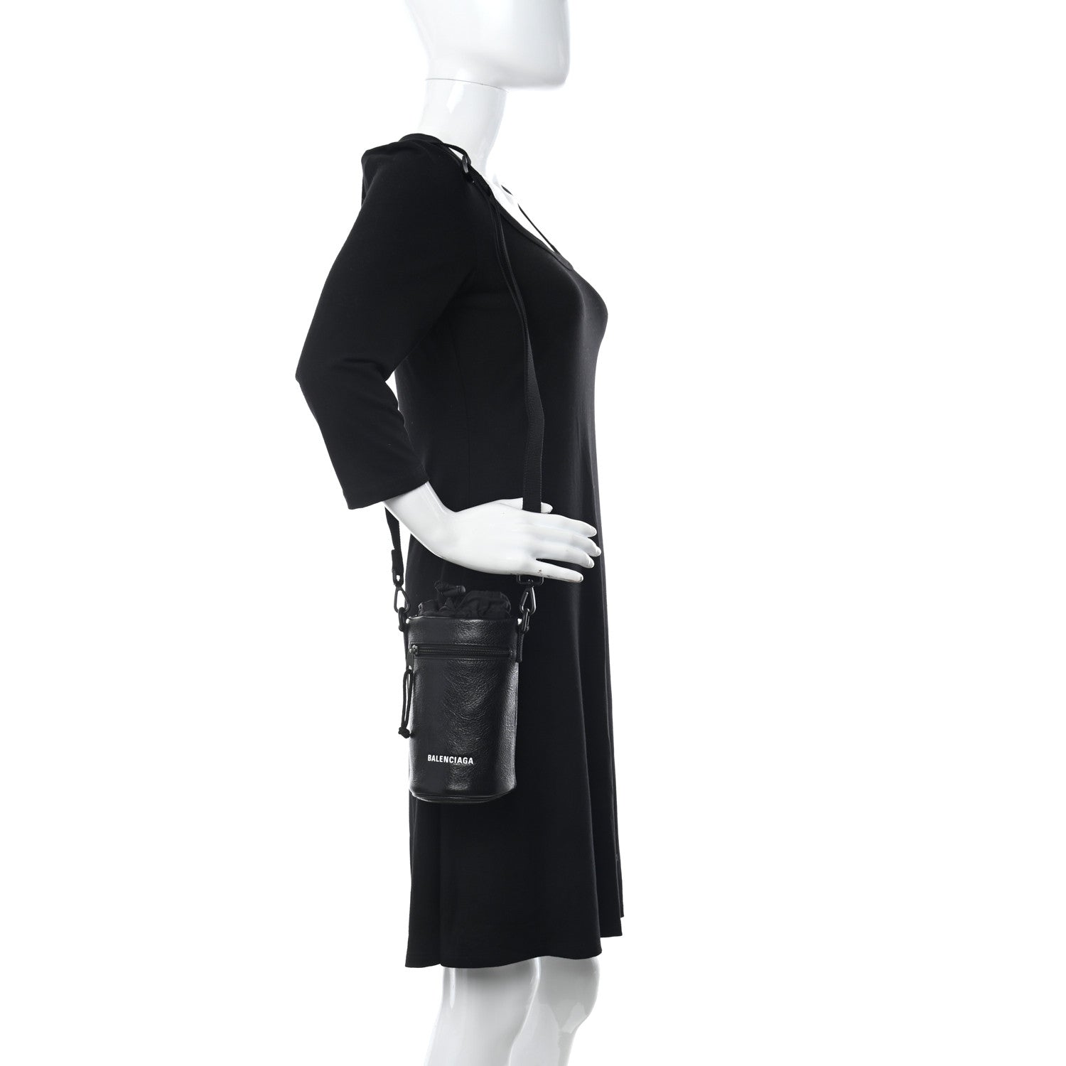 Balenciaga Agneau Explorer Weekend Bottle Holder Black 2 of 9