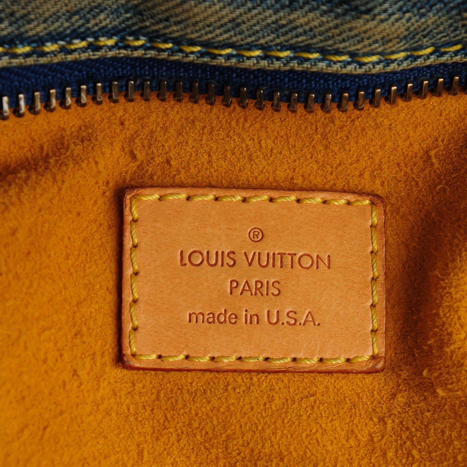 Louis Vuitton Denim Neo Cabby GM Blue 6 of 9