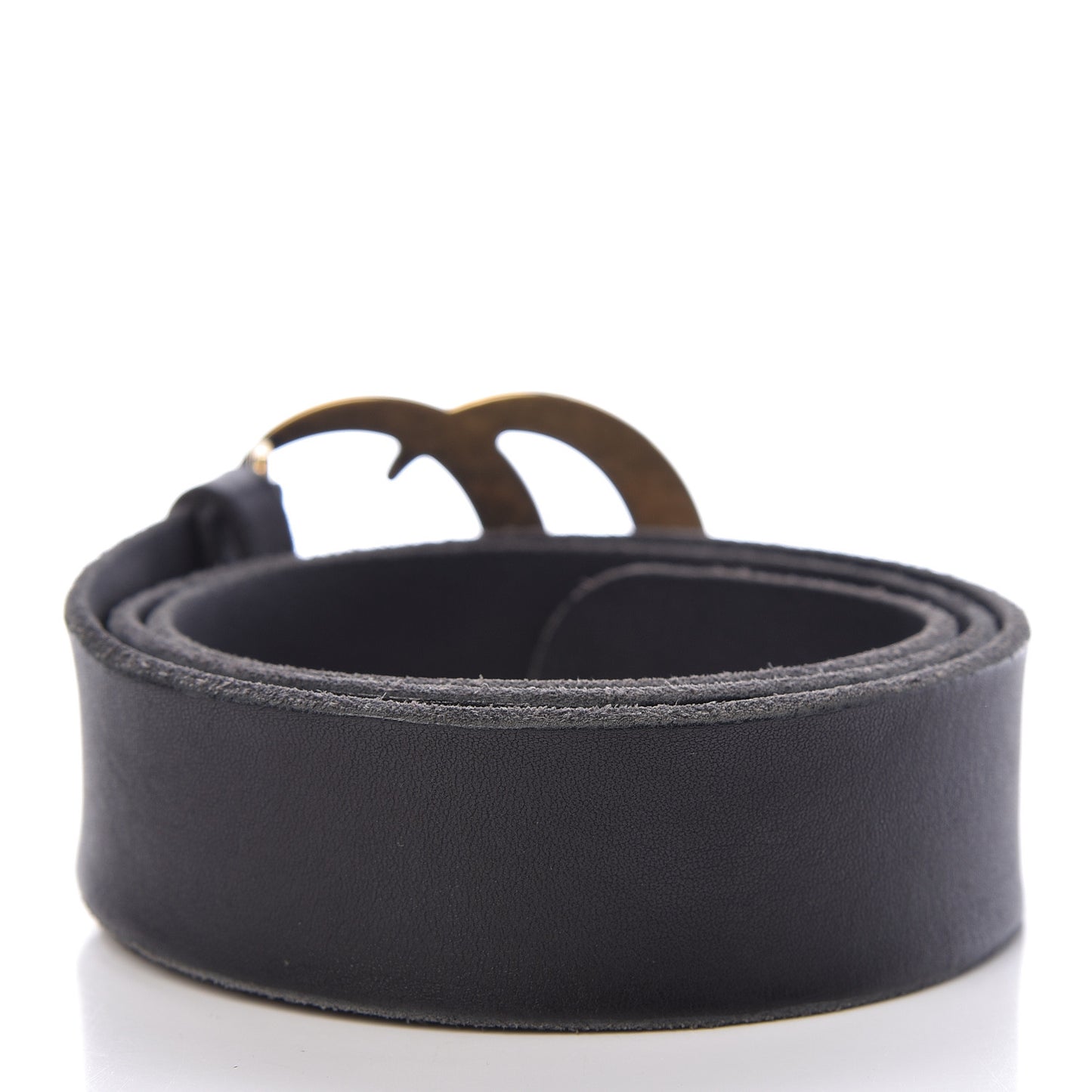 Faded Calfskin Double G 40mm Belt 85 34 Black