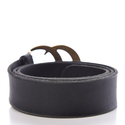 Gucci Faded Calfskin Double G 40mm Belt 85 34 Black 3 of 7