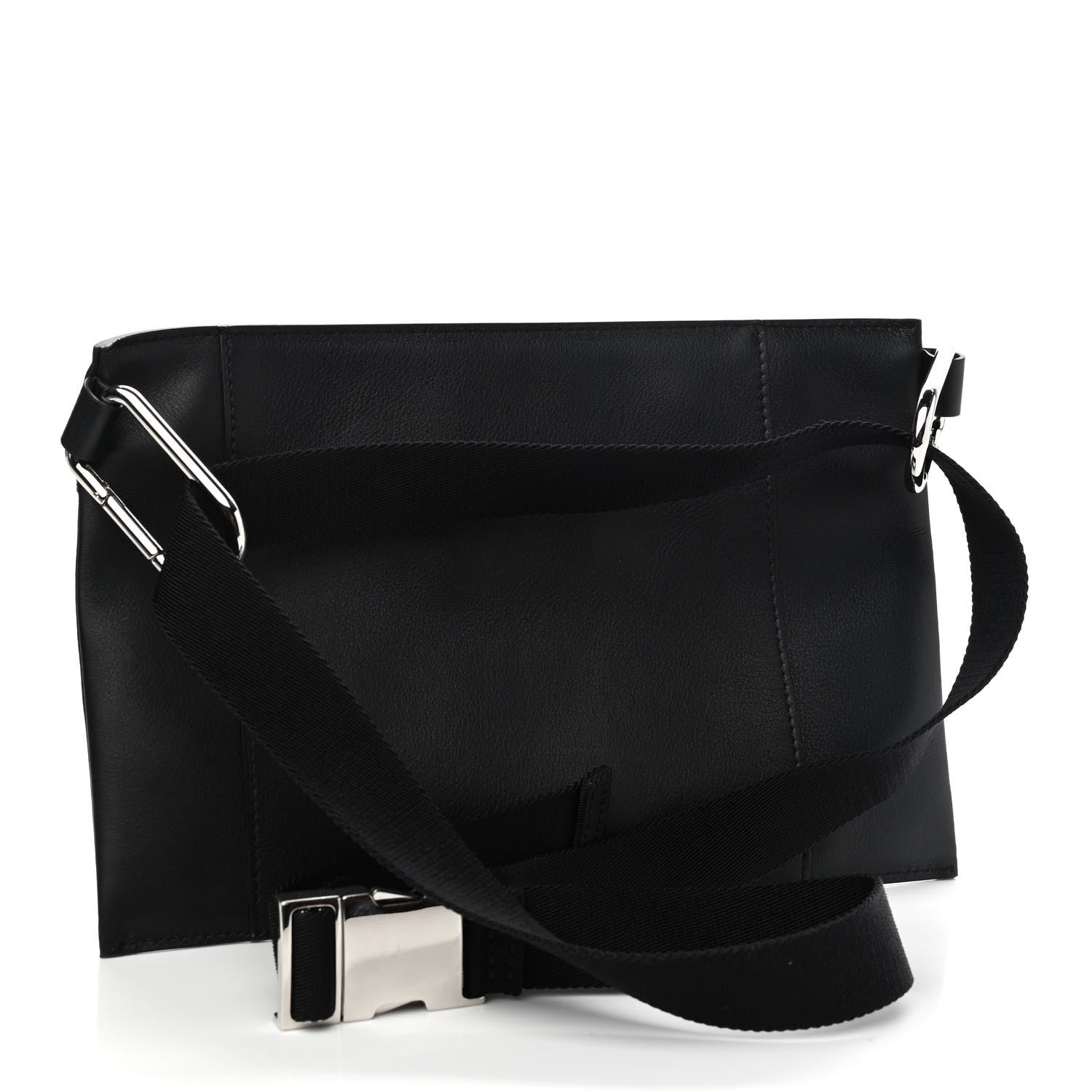 Valentino Garavani Calfskin Logo Belt Bag Black White 3 of 10