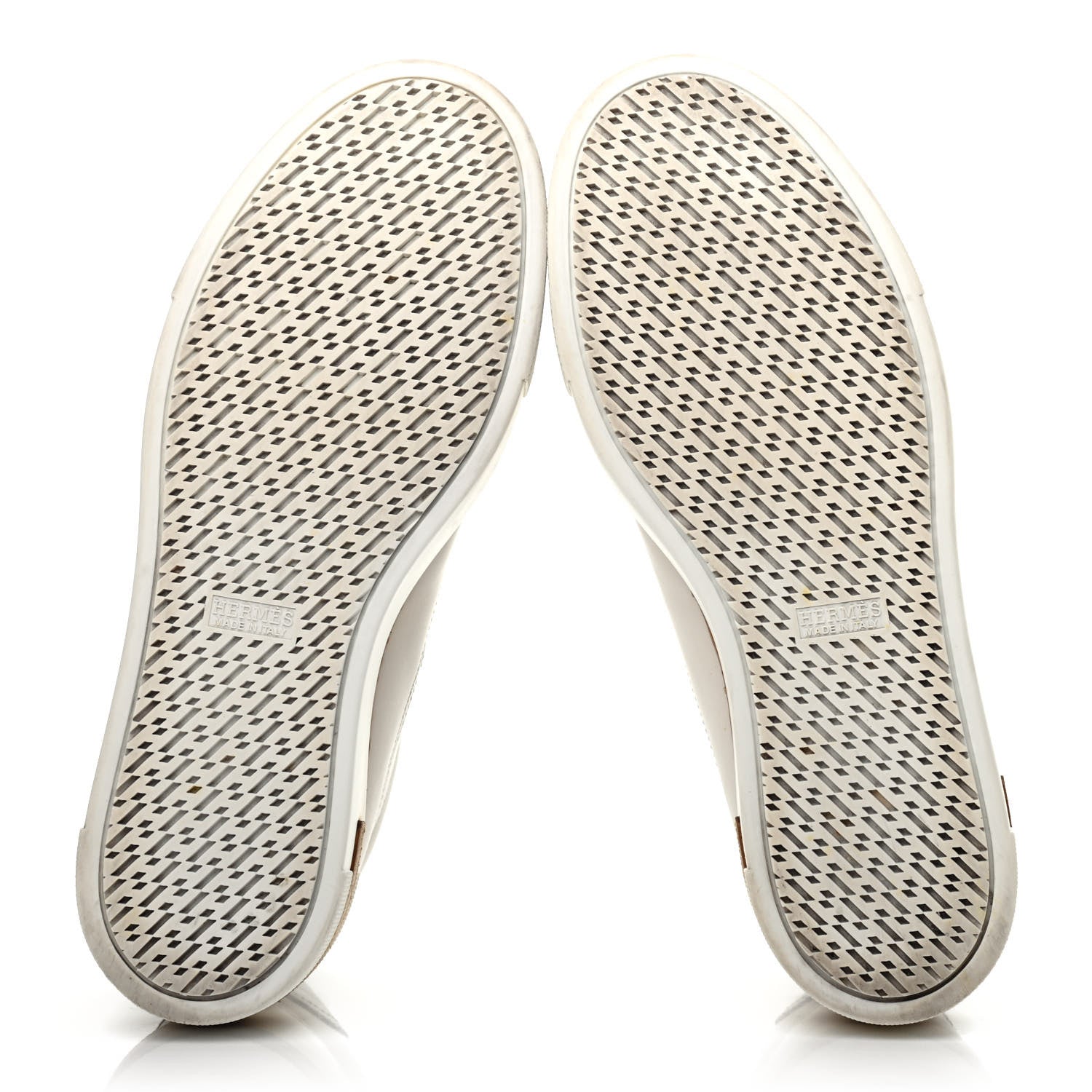 Hermes Calfskin Polo Sneakers 39 White 5 of 10