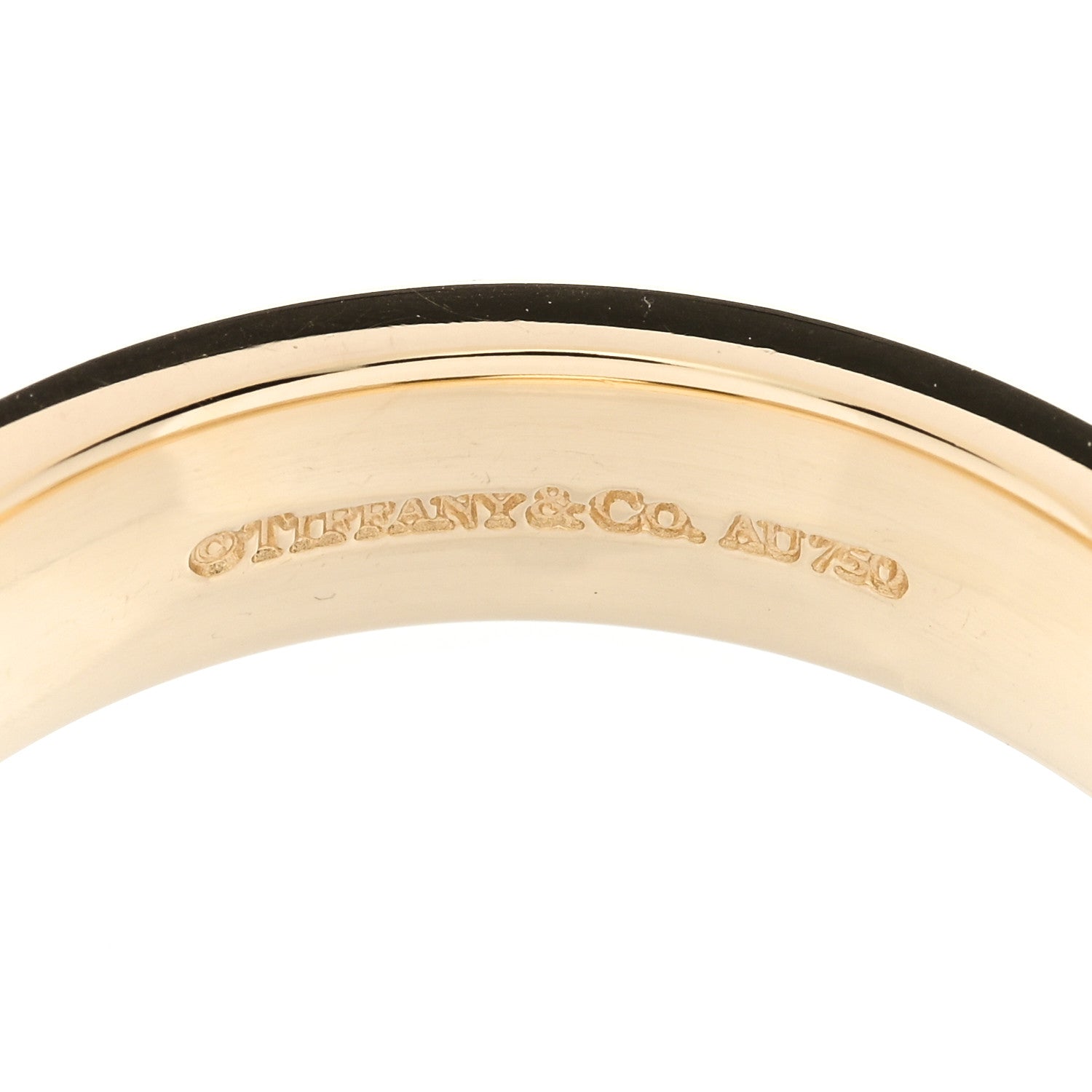 Tiffany 18K Yellow Gold Tiffany T Wide Ring 66 11.5 4 of 5