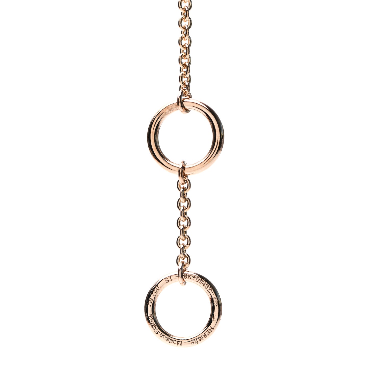 18K Rose Gold Chaine d'Ancre Mini Punk Necklace ST