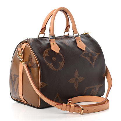Louis Vuitton Reverse Monogram Giant Speedy Bandouliere 30 3 of 9