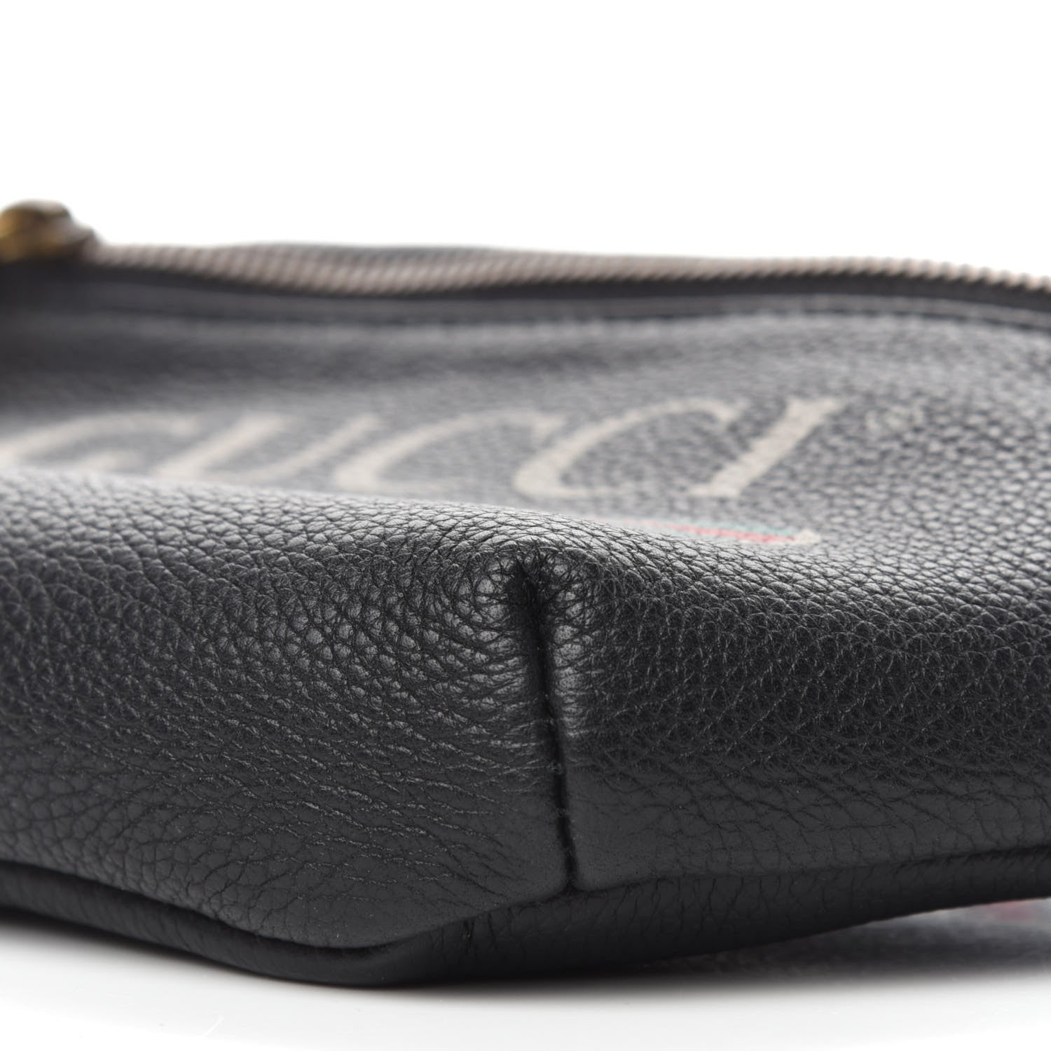 Gucci Grained Calfskin Small Logo Belt Bag Black 10 of 10