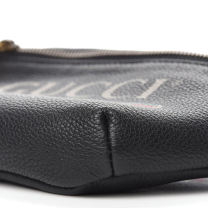 Gucci Grained Calfskin Small Logo Belt Bag Black 10 of 10