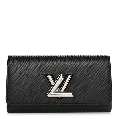 Louis Vuitton Epi Twist Wallet Black 1 of 8