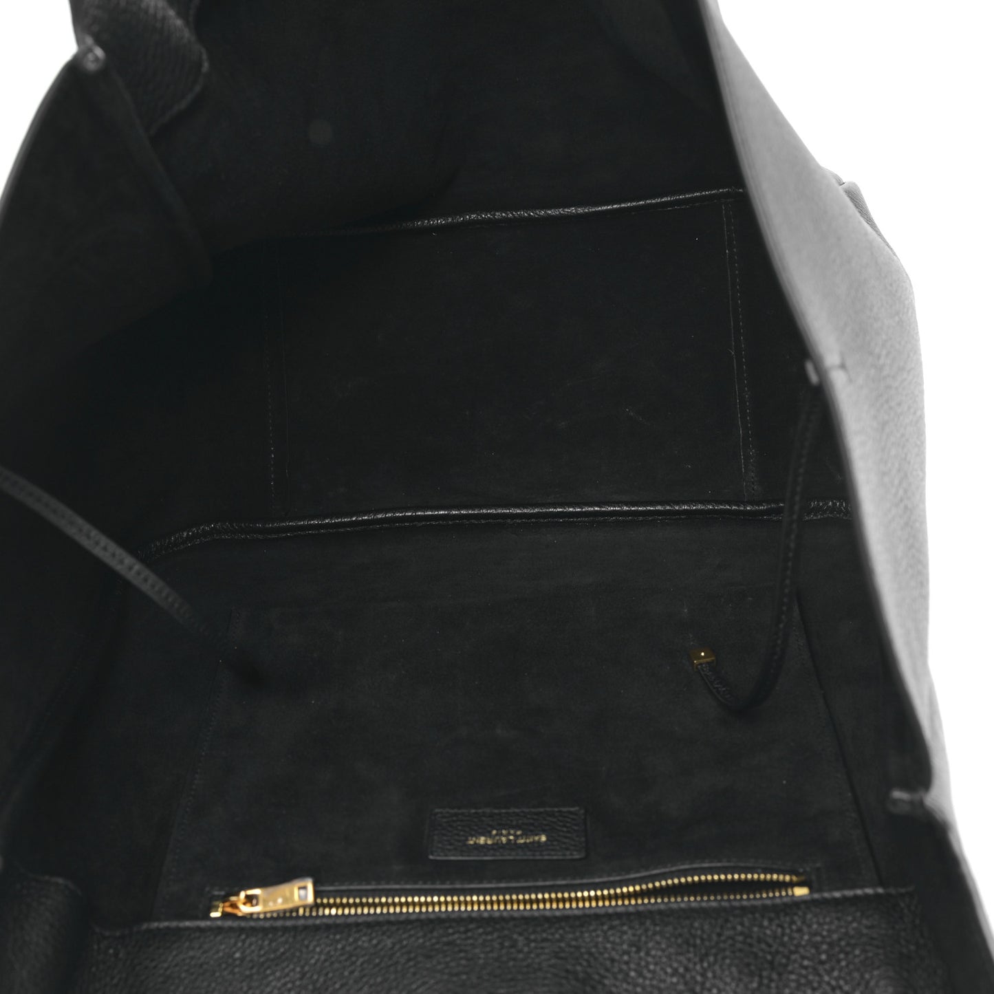 Grained Deerskin Bea Tote Black