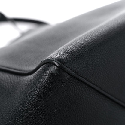 Celine Soft Grained Calfskin Small Belt Cabas Phantom Black 10 of 13