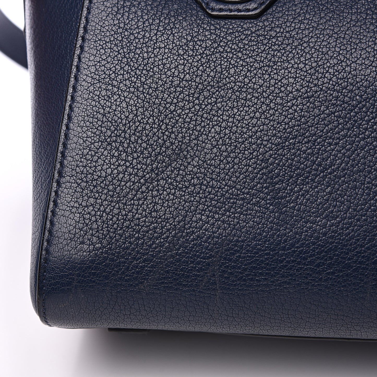 Sugar Goatskin Mini Antigona Navy