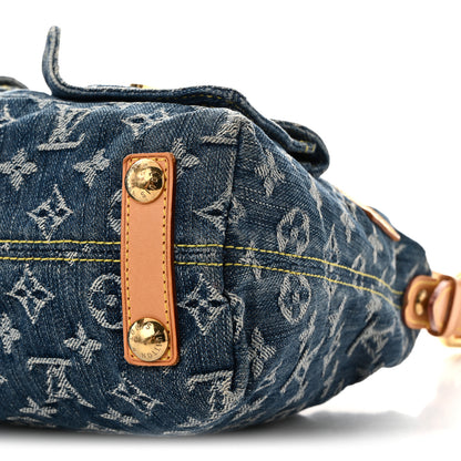 Louis Vuitton Monogram Denim Baggy PM Blue 10 of 12