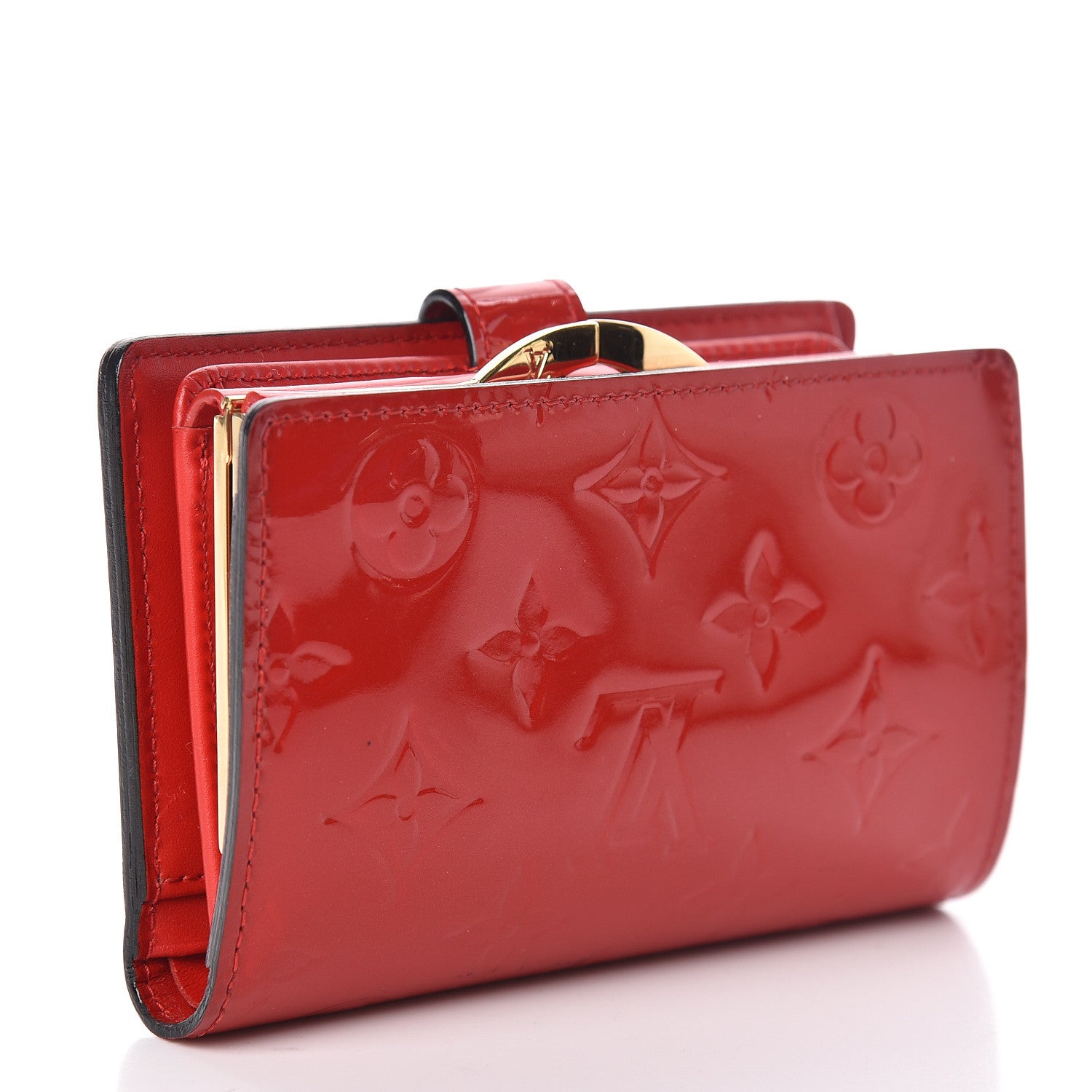 Louis Vuitton Vernis French Purse Wallet Cherry 3 of 6