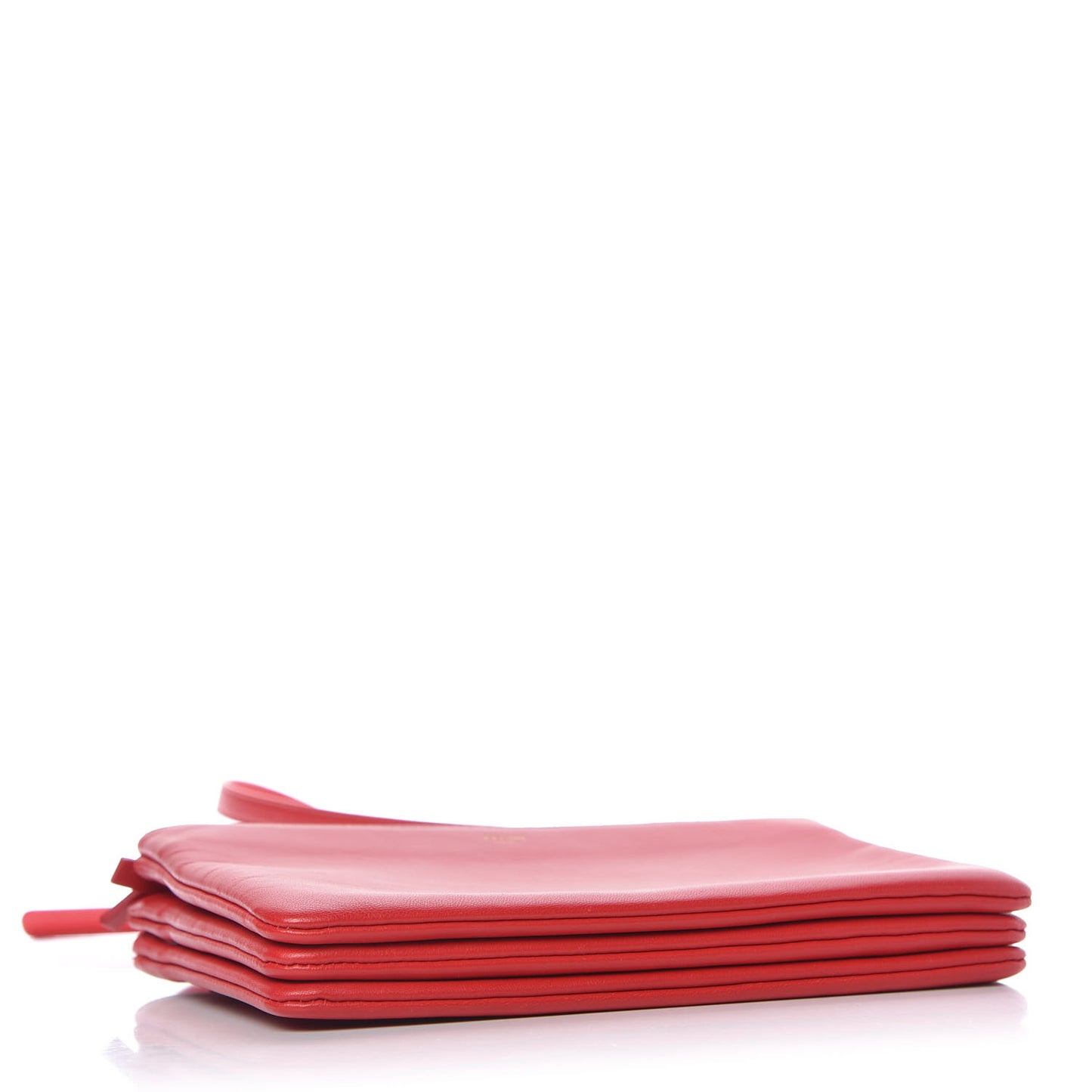 Lambskin Small Trio Crossbody Bag Red