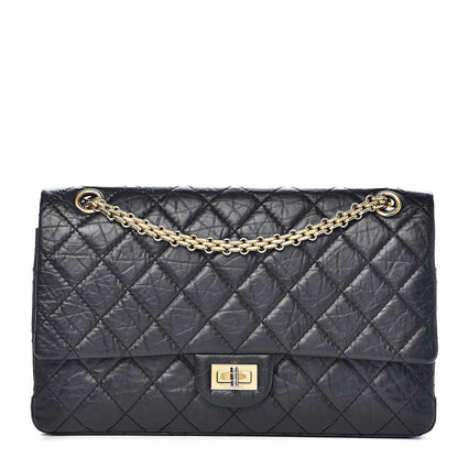 Chanel Aged Calfskin Quilted 2.55 Reissue 226 Flap Black 1 of 11