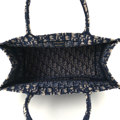 Christian Dior Oblique Medium Book Tote Blue Multicolor 5 of 10