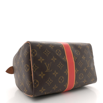 Louis Vuitton Monogram My LV Heritage Speedy 25 Red Yellow 4 of 12
