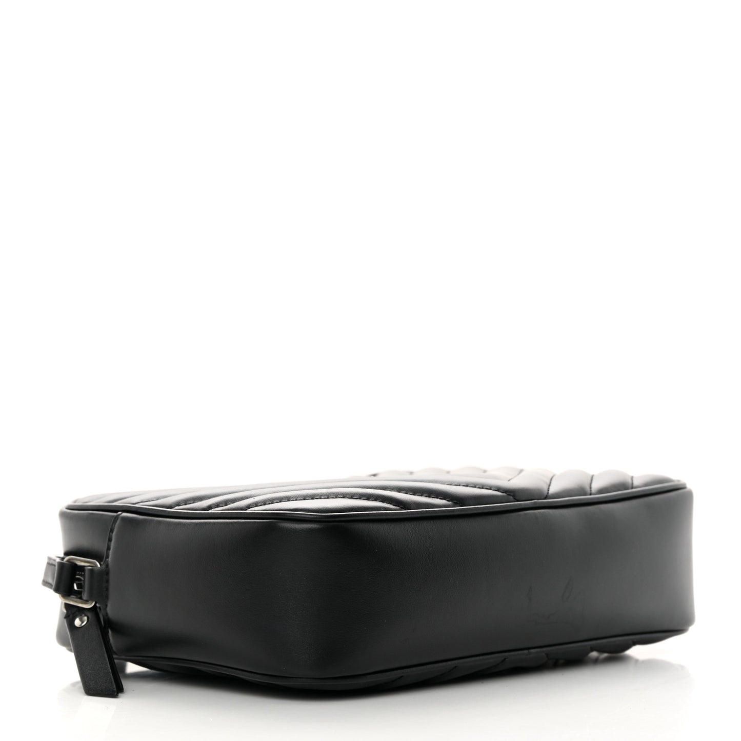 Calfskin Matelasse Monogram Lou Camera Bag Black