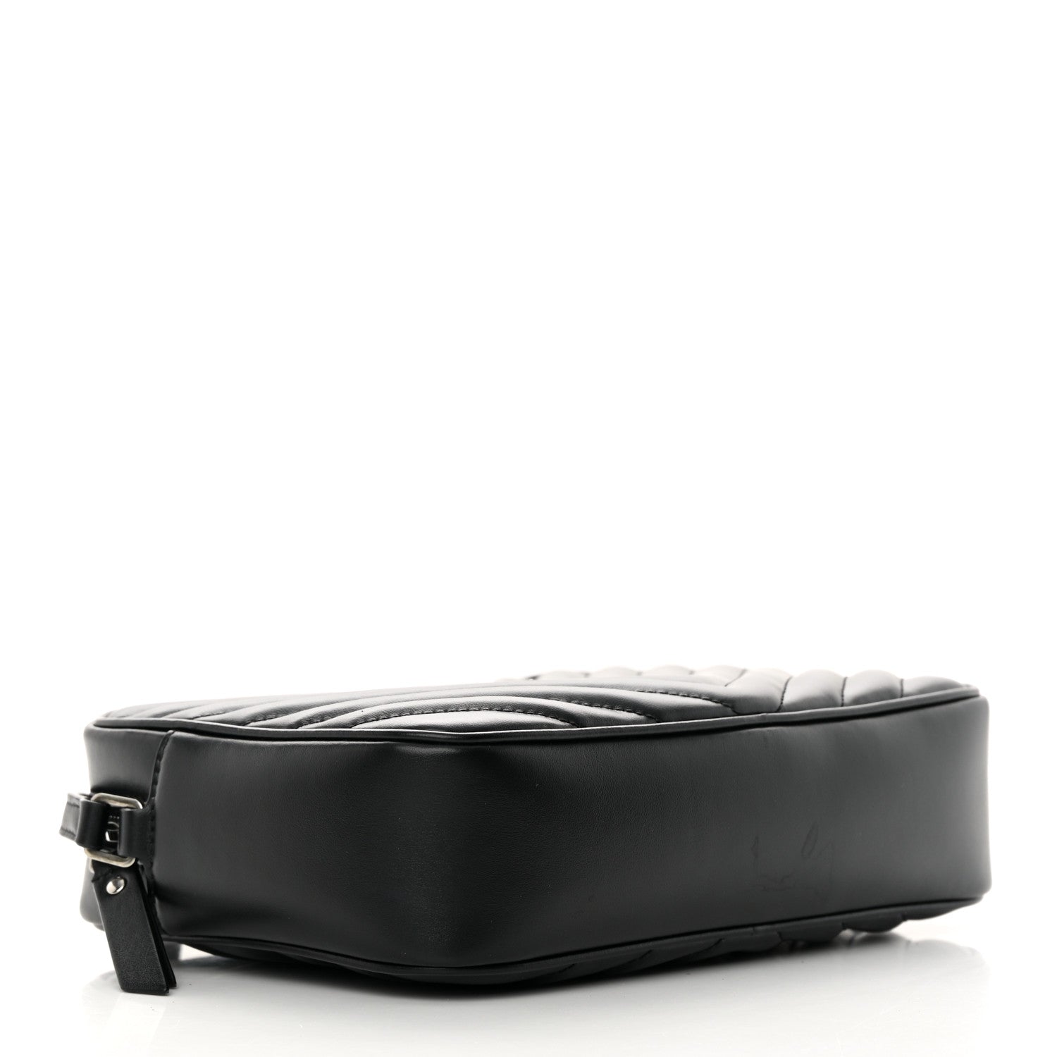 Saint Laurent Calfskin Matelasse Monogram Lou Camera Bag Black 4 of 13