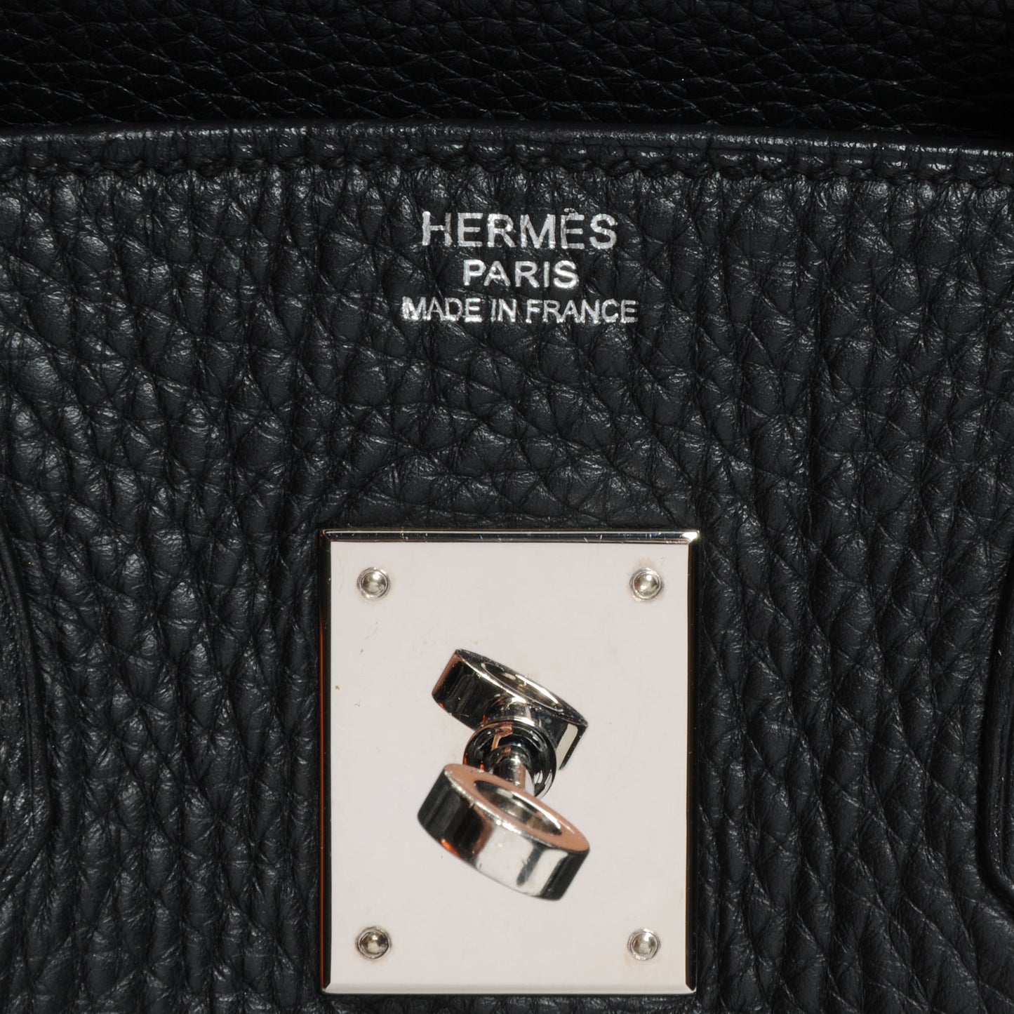 Taurillon Clemence Birkin 25 Black