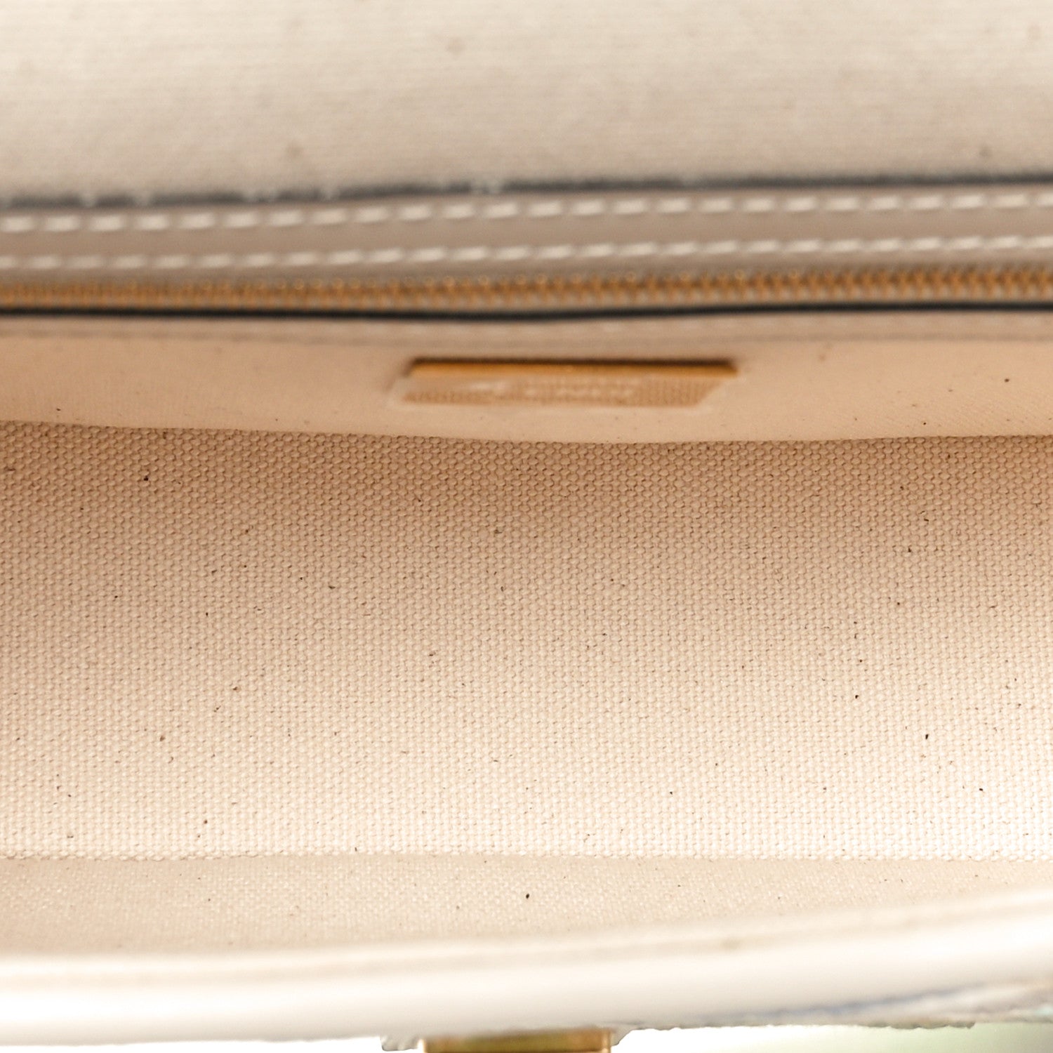 Fendi Canvas Vitello Seta FF Multicolor Embroidered Baguette Grezzo Multicolor Latte 5 of 10