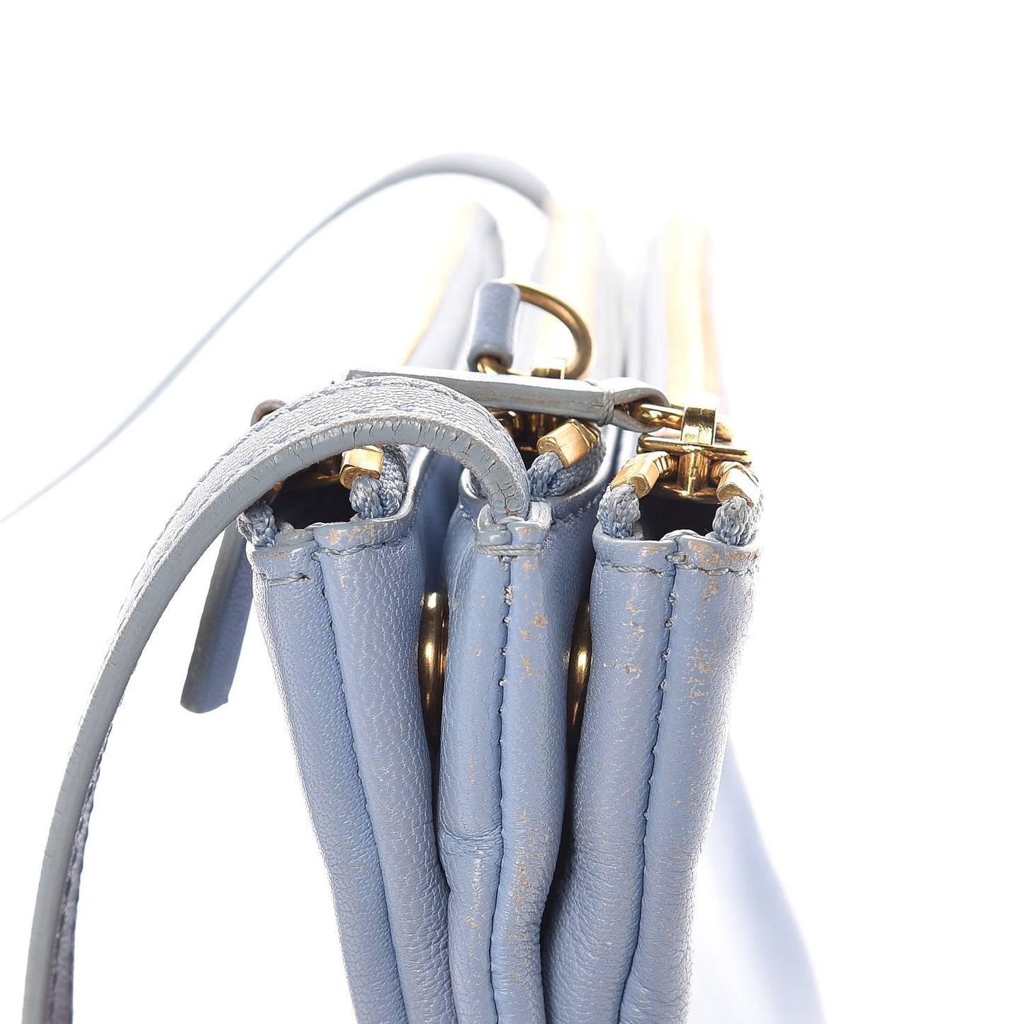 Lambskin Small Trio Crossbody Bag Lavender
